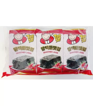 Alghe Nori Aromatizzati Gusto Piccante Per Tawara Onigiri - Taokaenoi Brand 3 Confezioni Da 4g 3 Alghe Nori Aromatizzati Gusto Piccante Per Tawara Onigiri - Taokaenoi Brand 3 Confezioni Da 4g