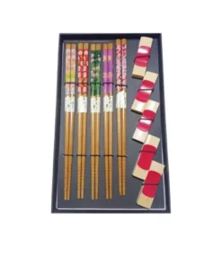 Bacchette Cinese 5 Set Con Poggia Bacchette