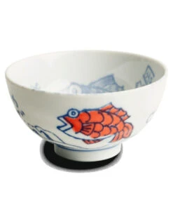 Ciotola Giapponese Con Disegno Sakana | Ø11 Cm | H6 Cm