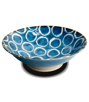 Ciotola Giapponese Per Ramen - BLU | Ø24.5 Cm | H7.5 Cm 3 Ciotola Giapponese Per Ramen - BLU | Ø24.5 Cm | H7.5 Cm