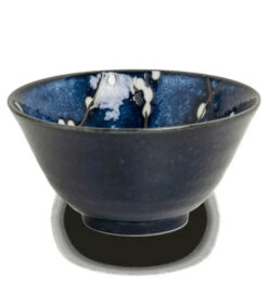 Ciotola Giapponese Tondo - Hana Blue | Ø13 Cm | H7 Cm