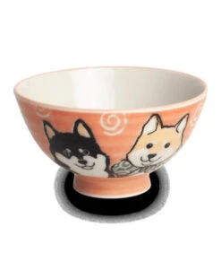 Ciotolina Giapponese Con Disegno Cane | Ø11,5 Cm | H6 Cm