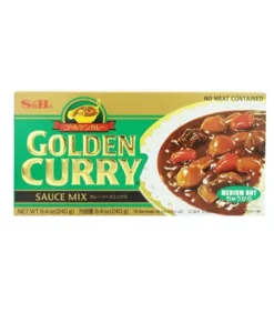 Curry Giapponese Qualita Golden Medio Piccante S&B 240g