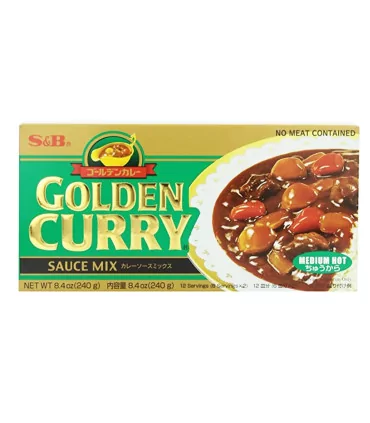 Curry Giapponese Qualita Golden Medio Piccante S&B 240g 3 Curry Giapponese Qualita Golden Medio Piccante S&B 240g