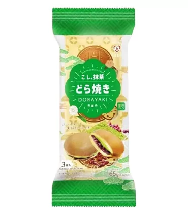 Dorayaki Pancake Giapponese Matcha Red Bean - Tokimeki 3 Pezzi 3 Dorayaki Pancake Giapponese Matcha Red Bean - Tokimeki 3 Pezzi