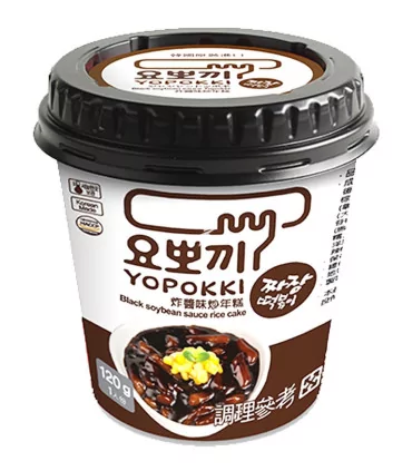 Gnocchi Di Riso Coreani Con Salsa Jjajang Topokki Cup - Yopokki 120g 3 Gnocchi Di Riso Coreani Con Salsa Jjajang Topokki Cup - Yopokki 120g