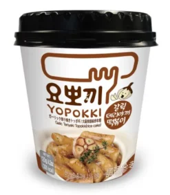 Gnocchi Di Riso Coreani Con Salsa Teriyaki All'aglio Topokki Cup - Yopokki 120g