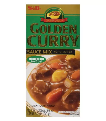 Golden Curry Giapponese Gusto Medio Piccante - S&b 92gr 3 Golden Curry Giapponese Gusto Medio Piccante - S&b 92gr