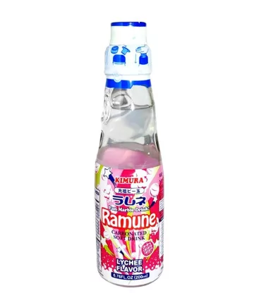 Kimura Gassosa Giapponese Gusto Litchi - 200ml 3 Kimura Gassosa Giapponese Gusto Litchi - 200ml