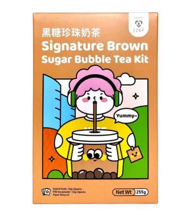 Kit Bubble Tea Istantaneo Con Zucchero Di Canna - Tokimei 3 Porzioni 3 Kit Bubble Tea Istantaneo Con Zucchero Di Canna - Tokimei 3 Porzioni