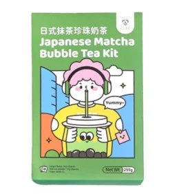 Kit Bubble Tea Istantaneo Gusto Matcha - Tokimei 3 Porzioni