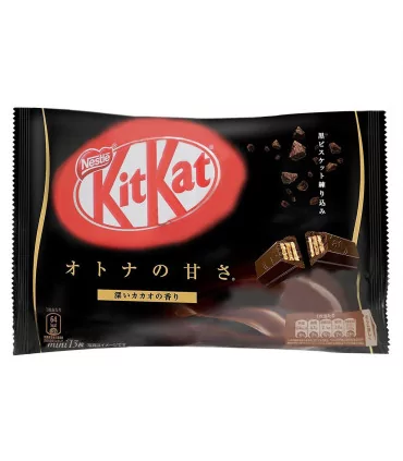 Kitkat Giapponese Al Cioccolato Fondente - Nestlé 146g 3 Kitkat Giapponese Al Cioccolato Fondente - Nestlé 146g
