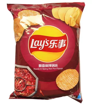 Lay's Patatine Sapore Hot Pot Piccante - Esperienza Di Sichuan 70g 3 Lay's Patatine Sapore Hot Pot Piccante - Esperienza Di Sichuan 70g