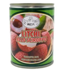 Lychees Cinese Allo Sciroppo - Frutta Sciroppata Esotica - 230g
