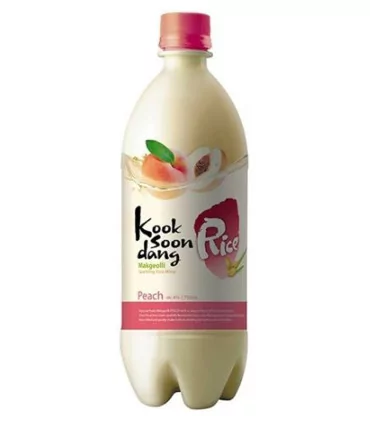 Makgeolli Vino Di Riso Coreano Bolliccine Gusto Di Pesca - 750ml - 3% 3 Makgeolli Vino Di Riso Coreano Bolliccine Gusto Di Pesca - 750ml - 3%