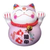 Maneki Neko Gatto Fortunato Rosa Chiara - Anima Gemella -Offerte Mifan Negozio maneki neko anima gemella