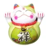Maneki Neko Gatto Fortunato Verde Chiaro - Buon Auspicio 2 Maneki Neko Gatto Fortunato Verde Chiaro - Buon Auspicio -Offerte Mifan Negozio maneki neko di buon auspicio