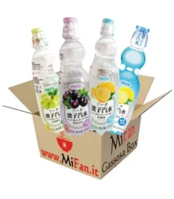 MiFan Box Sorpresa - Ramune Gassosa Stile Giapponese Yeco Vari Tipi - 4pz