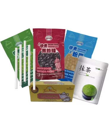 MiFan Kit Per Bubble Tea Fai Da Te - 3 Gusti Di Perle Di Tapioca 3 MiFan Kit Per Bubble Tea Fai Da Te - 3 Gusti Di Perle Di Tapioca
