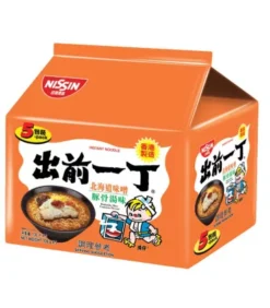 Nissin Demae Ramen Al Hokkaido Miso Tonkotsu Versione Hong Kong 5pz X 92g