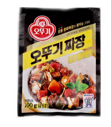 Ottogi Jjajang In Polvere 100g - Condimento Coreano Per Autentici Noodles Jajangmyeon 3 Ottogi Jjajang In Polvere 100g - Condimento Coreano Per Autentici Noodles Jajangmyeon