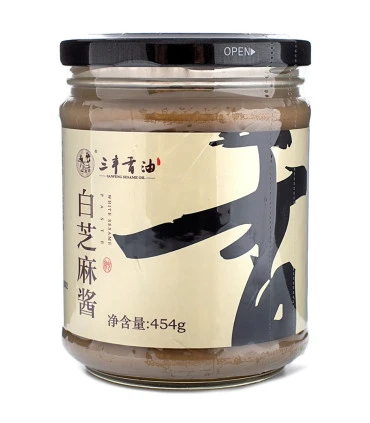 Pasta Di Sesamo Bianco 100% (Tahina) - Sanfeng 454g 3 Pasta Di Sesamo Bianco 100% (Tahina) - Sanfeng 454g