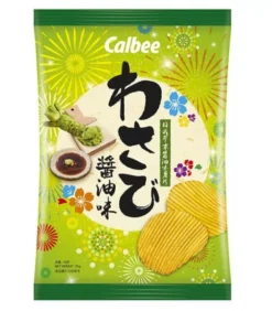 Patatine Aromatizzate Alla Salsa Di Soia Al Wasabi - Calbee 70g