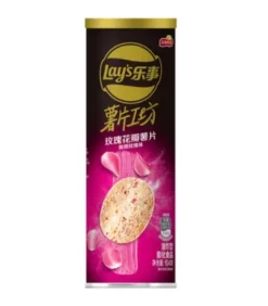 Patatine Chips Al Gusto Di Agrodolce Con Petalo Di Rosa - Lay's 104 G