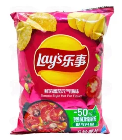 Patatine Lay's Hot Pot Con Pomodoro - Sapore Intenso, Pacchetto Da 70g