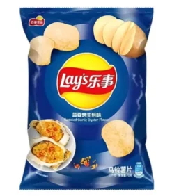 Patatine Lay's Gusto Ostrica All'Aglio Arrosto - Confezione Da 70g