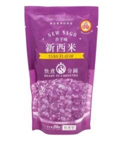 Perle Di Tapioca New Sago Gusto Al Taro Per Bubble Tea - Wufuyuan 250g