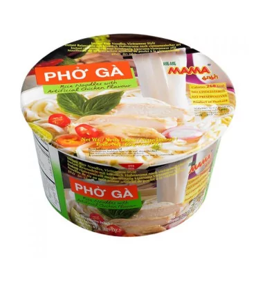 Pho Ga Rice Noodles Bowl Vietnamita Al Gusto Pollo - MaMa 65g 3 Pho Ga Rice Noodles Bowl Vietnamita Al Gusto Pollo - MaMa 65g