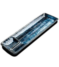 Piatto Giapponese Per Sushi -Blu | 33,5 X 10,5 Cm | H2,5 Cm
