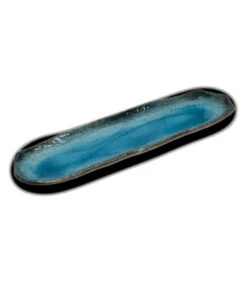 Piatto Giapponese Per Sushi -Blue | 33.5 X 8.5cm