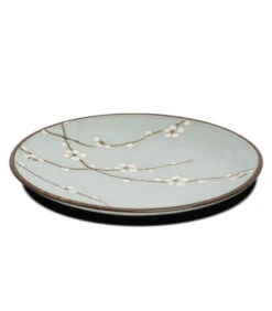 Piatto Giapponese Tondo - Hana Light Green | Ø 23 Cm | H3 Cm