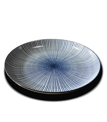 Piatto Giapponese Tondo - Sendan Tokusa | Ø15 Cm | H2.5 Cm 3 Piatto Giapponese Tondo - Sendan Tokusa | Ø15 Cm | H2.5 Cm