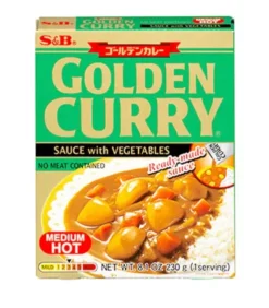 Salsa Curry Giapponese Istante Medio Piccante Con Vedure - S&B 230G