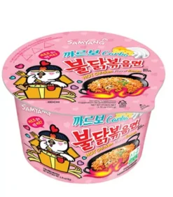 Samyang Buldak Bowl Ramen Noodle Al Gusto Di Carbonara Piccante - 105g