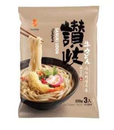 Sanuki Tempura Udon Precotti 3 Porzioni Giapponese - Samilp 642g 3 Sanuki Tempura Udon Precotti 3 Porzioni Giapponese - Samilp 642g