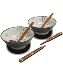 Set Ciotola Giapponese Per Ramen - 2 Pers - Maple Leaf | Ø22 Cm | H9 Cm