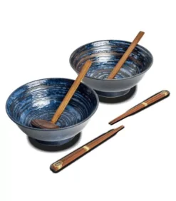 Set Ciotola Giapponese Per Ramen - 2 Pers - Uzu | Ø22 Cm | H9 Cm