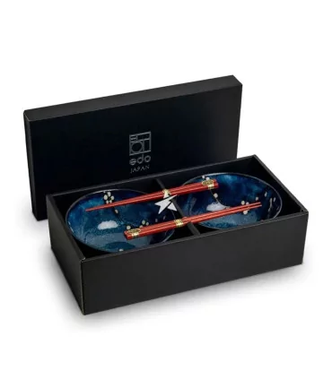 Et Di Ciotole Da Udon Edo Japan Hana Blu – Eleganza Giapponese Per La Tua Tavola 3 Et Di Ciotole Da Udon Edo Japan Hana Blu – Eleganza Giapponese Per La Tua Tavola