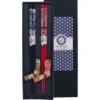 Elegante Set Regalo Bacchette Giapponesi Tradizionali In Lacca – Design Ukiyo-e -Offerte Mifan Negozio set regalo bacchette giapponesi design ukiyoe