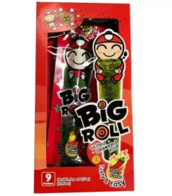 Snack Di Alghe Croccanti Gusto Piccante - Taokaenoi 9 Pezzi