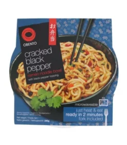 Spaghetti Udon Istantaneo Con Salsa Pepe Nero - Obento 240g