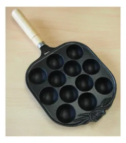Takoyaki Pan Piastra Per Takoyaki In Ghisa- Ishigaki 12 Ball