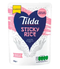 Tilda Riso Glutinoso- Perfetto Per Sushi E Poke Bowl, Pronto In 90 Secondi