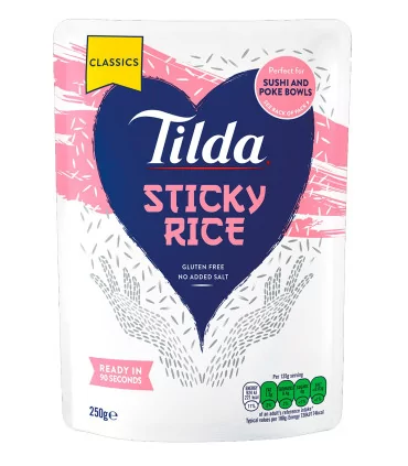 Tilda Riso Glutinoso- Perfetto Per Sushi E Poke Bowl, Pronto In 90 Secondi 3 Tilda Riso Glutinoso- Perfetto Per Sushi E Poke Bowl, Pronto In 90 Secondi