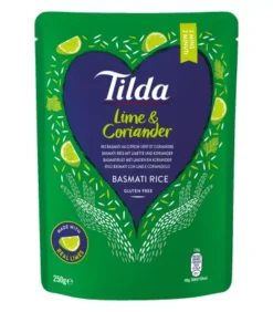 Tilda Riso Basmati Con Lime E Coriandolo - Fresco E Aromatico, Pronto In Minuti
