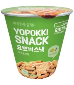 Tteokbokki Chips Coreano Yopokki Snack Cup Al Wasabi - 50g
